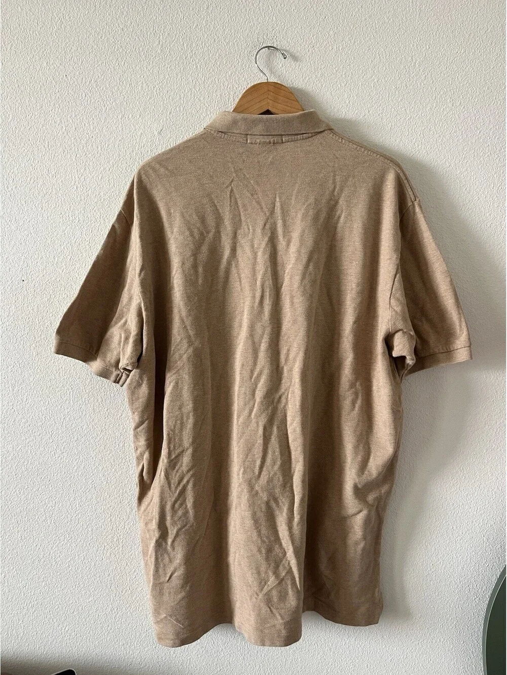 Polo Ralph Lauren Tan Beige Short Sleeve Polo Shirt XXL